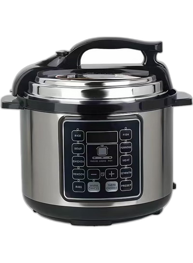 10 In 1 Stainless Steel 8L Multifunction Smart Lcd Home Digital Rice Cooker-AMLRICE