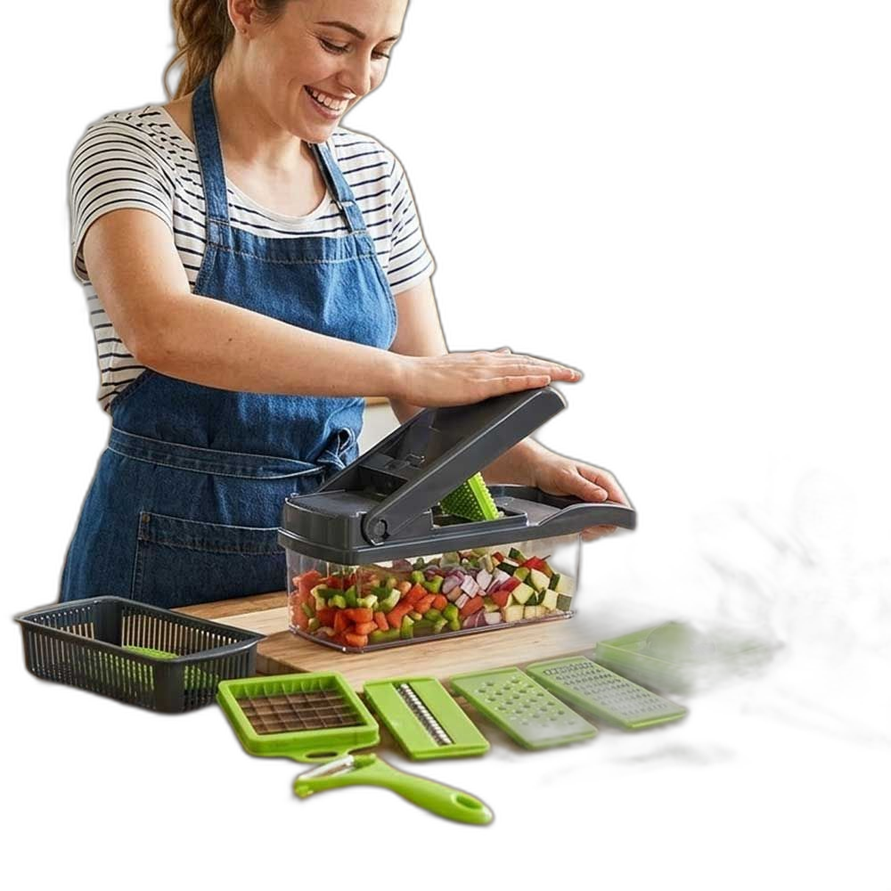 16-in-1 Food Chopper and Vegetable Slicer Set