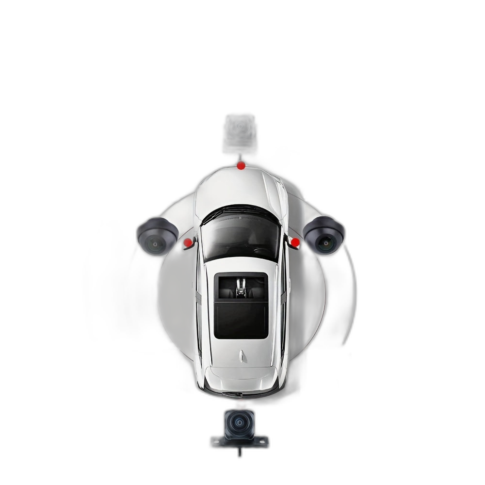 360 نظام كاميرات السيارات البانورامية لنظام Android Auto