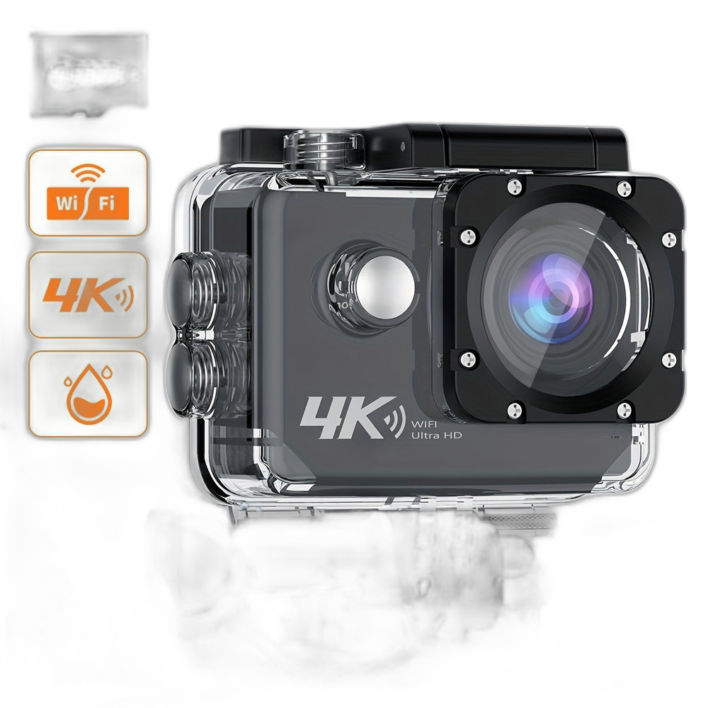 4K30FPS Action Camera Waterproof with WiFi - EYSD
