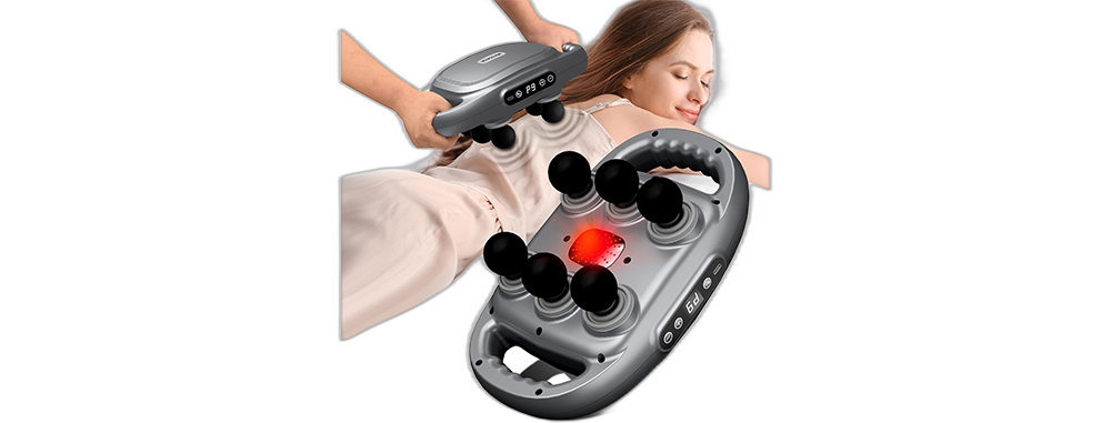 6 Head Massage Gun Deep Tissue with 9 Levels
