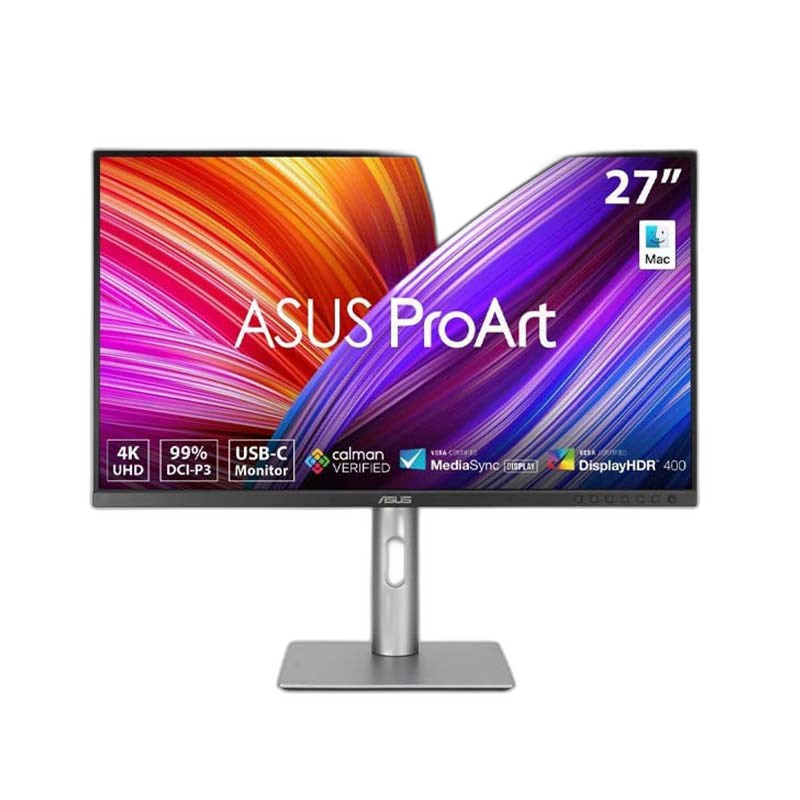 شاشة اسوس برو ارت PA279CRV مقاس 27 بوصة بدقة 4K UHD (3840 × 2160)، تغطية 99% من نطاق ألوان DCI-P3، تغطية 99% من نطاق ألوان ادوبي ار جي بي، دقة ألوان ΔE، لوحة IPS