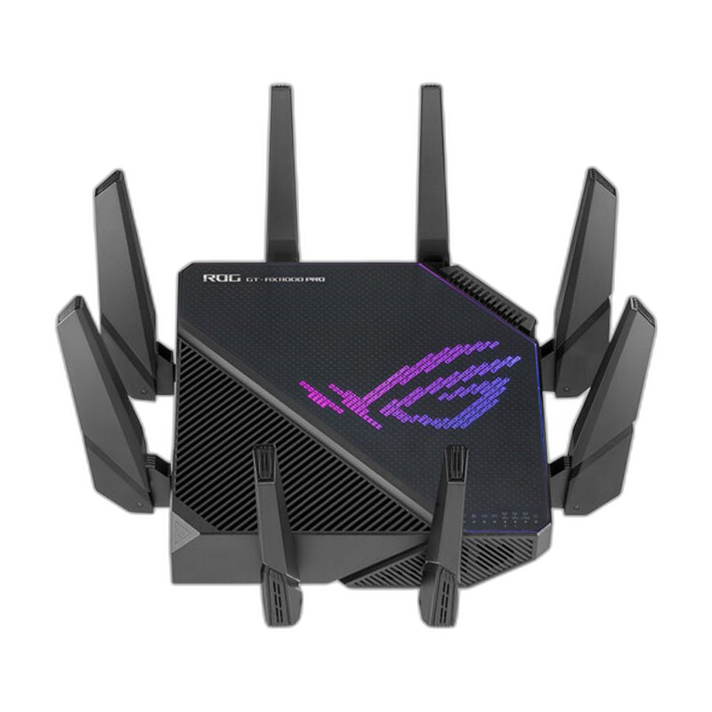 راوتر لاسلكي ASUS ROG Rapture GT-AX11000 Pro جيجابت إيثرنت ثلاثي النطاق (2.4 غيغاهرتز / 5 غيغاهرتز / 5 غيغاهرتز)