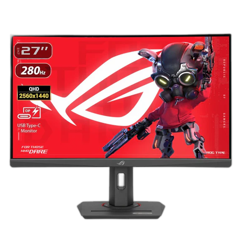 اسوس شاشة الألعاب المنحنية روج ستريكس XG27WCMS مقاس 27 بوصة, بدقة كيو اتش دي VA سريع، 280 هرتز، 1 مللي ثانية، منفذ اتش دي ام اي 2.1، تقنية ايه ام دي فري سينك بريميوم