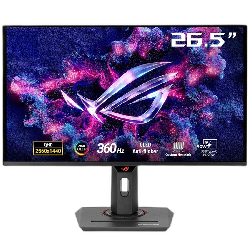 شاشة ASUS ROG Strix XG27ACDNG قياس 27 بوصة OLED بدقة QHD وتردد 360Hz