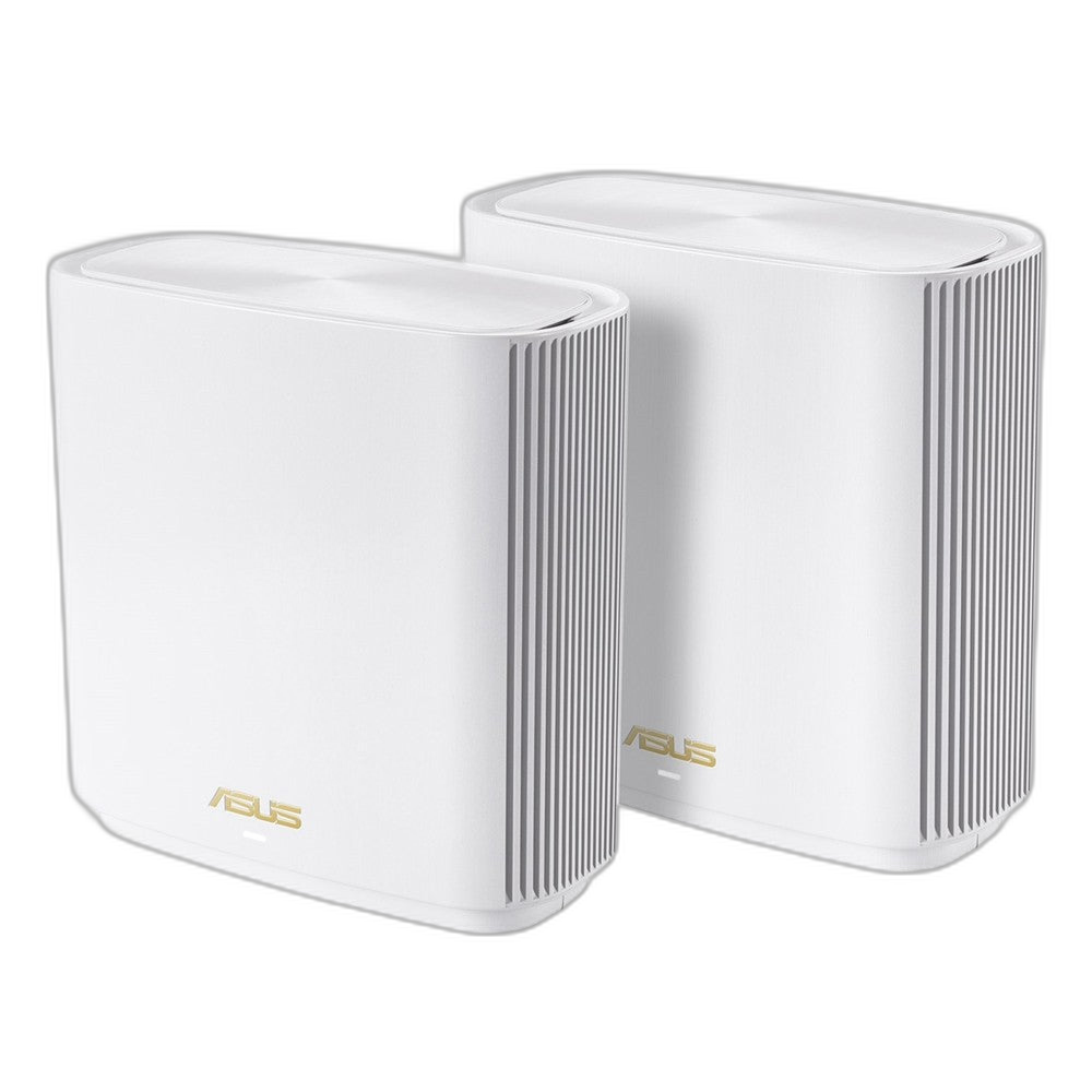 ASUS ZenWifi AX (XT8) Whole-Home Tri-band Router, Mesh System with WiFi 6, Black, 2 Pack