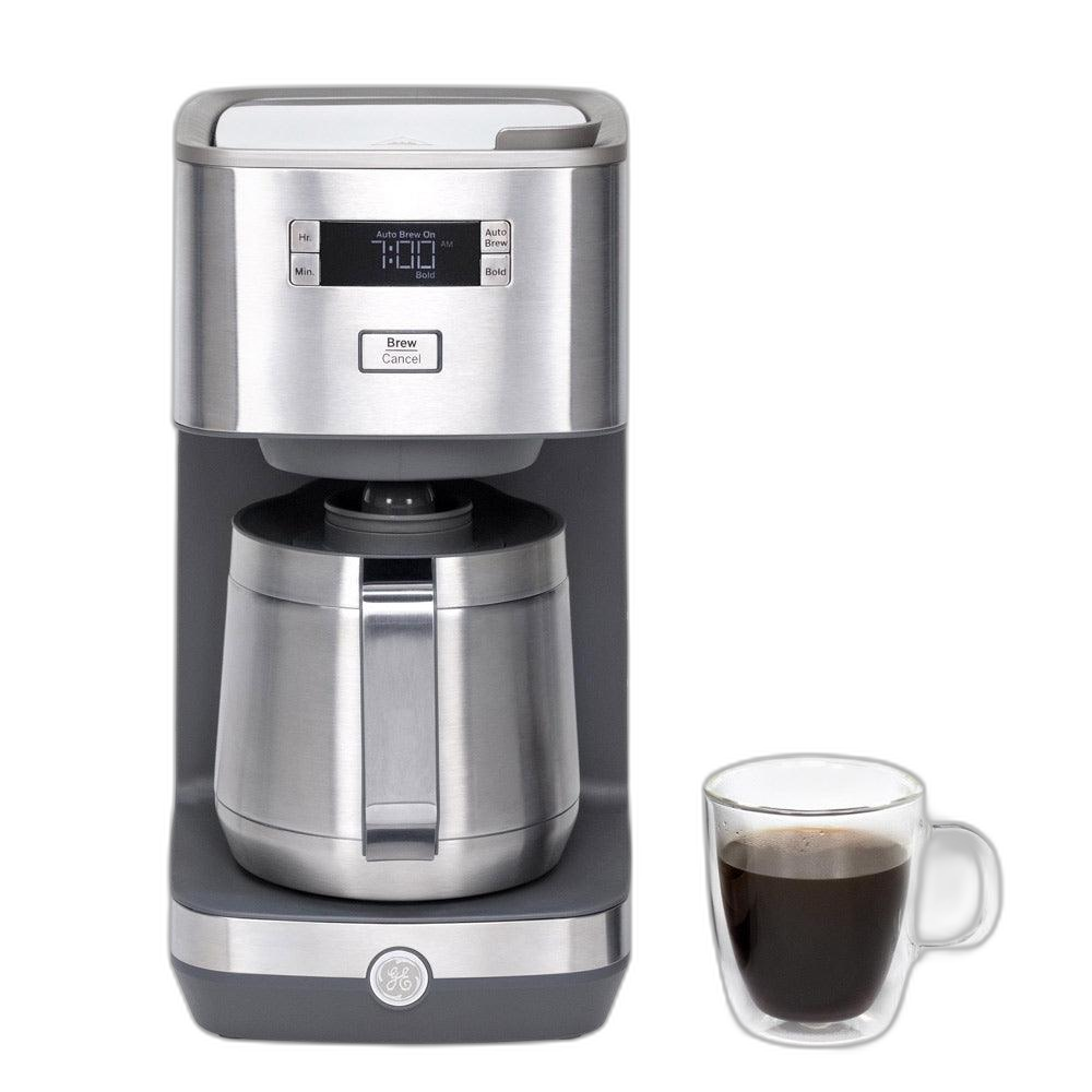 Al-Bahar & Partners General Electric Drip Coffee Maker With Stainless Vacuum Carafe - 1.5 Liter