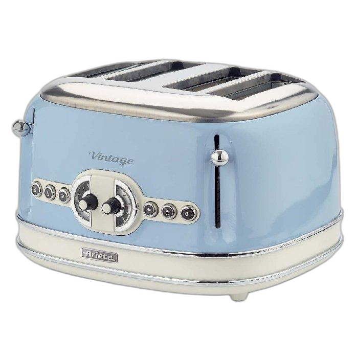 Ariete Vintage 4 Slice Toaster (ART156-V-BL)