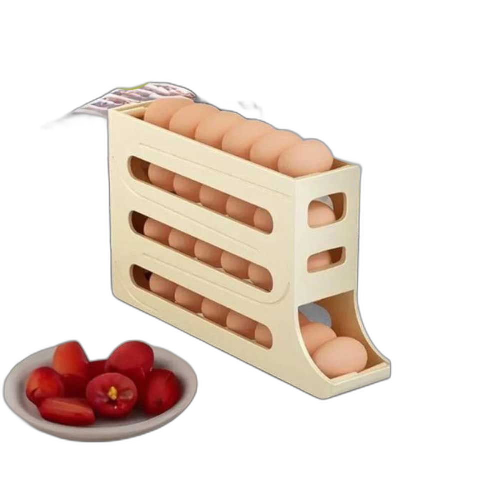 Automatic Rotating Egg Storage Box for Refrigerator