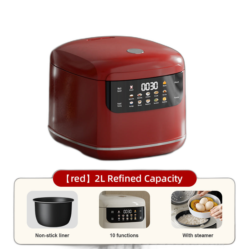 Balashov 2L Mini Smart Rice Cooker Steamer 10in1 Compact Design-SY57