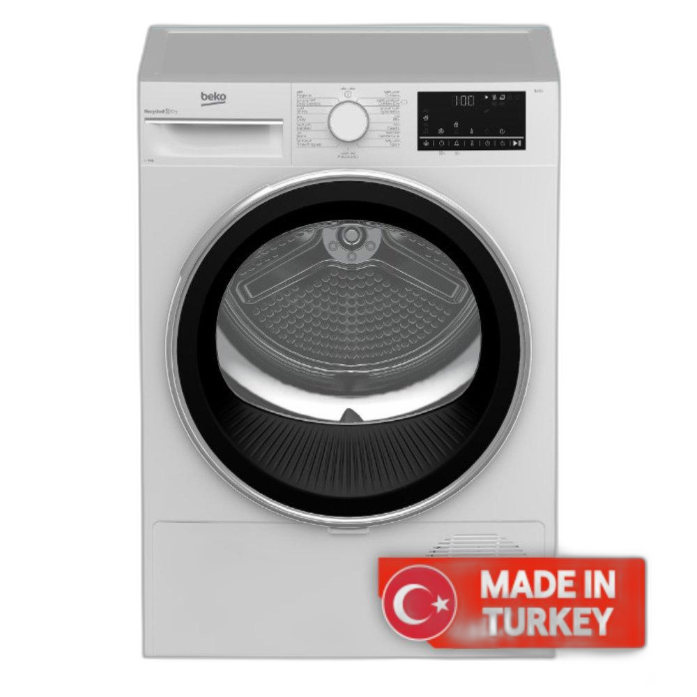 Beko Front Load Condenser Dryer, 9kg, DC9W