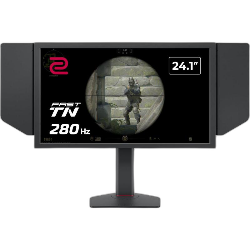 بينكيو XL2540X+ زوي 24.1 بوصة، شاشة ألعاب، ليد، دقة 1080 بيكسل، 280 هرتز