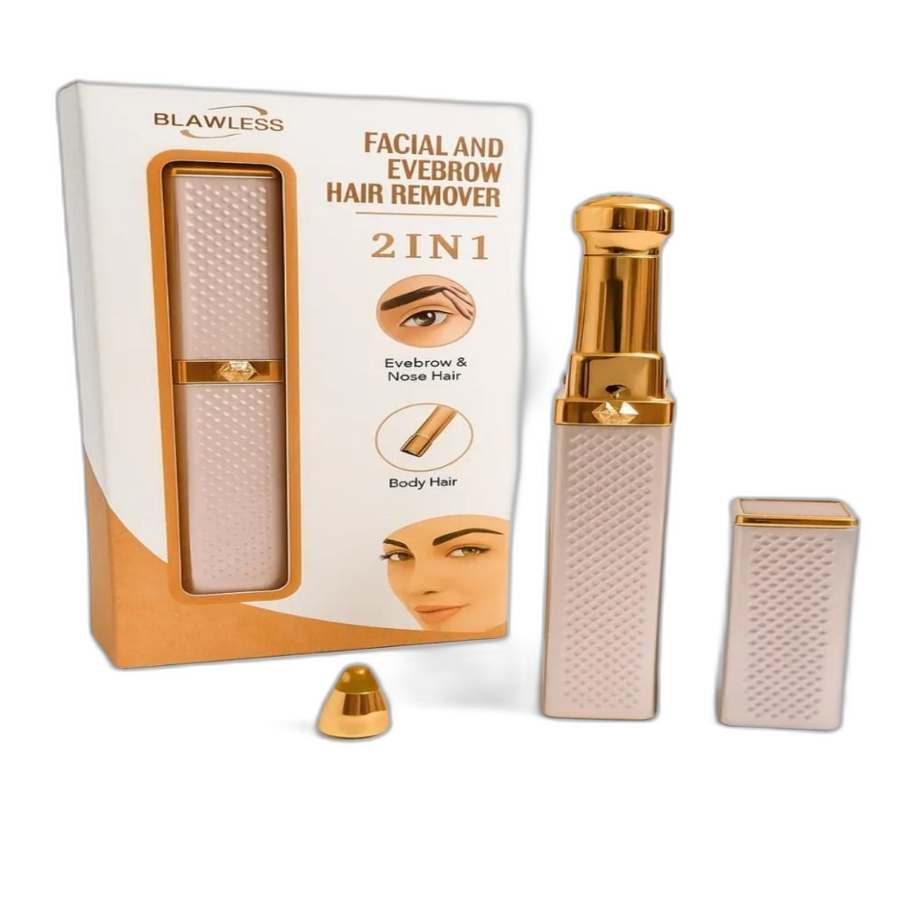 Blawless 2-in-1 Facial Hair Remover and Precision Trimmer