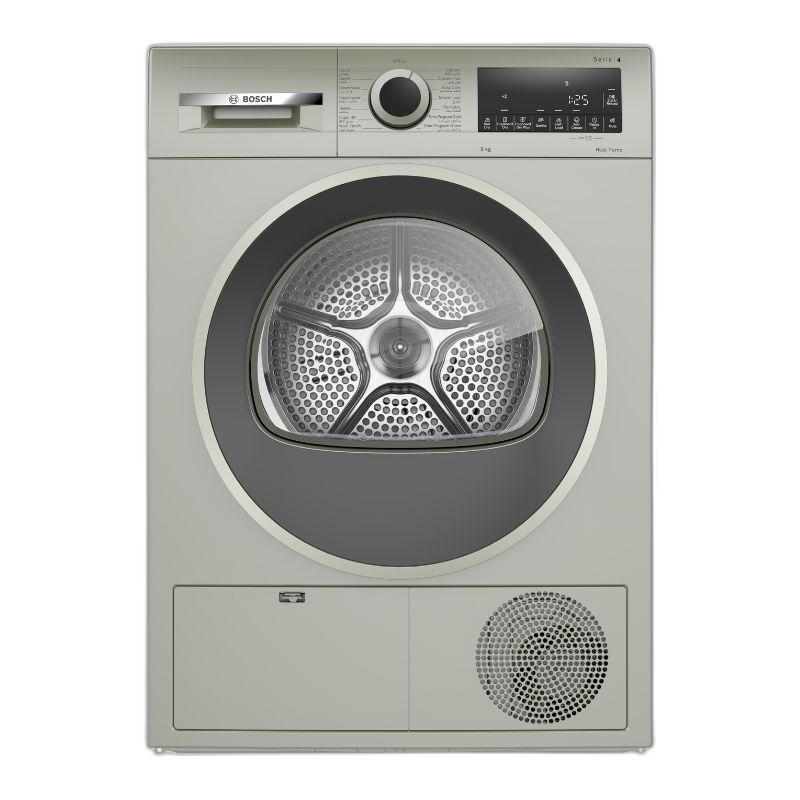 Bosch Series 4 Dryer Condenser 9kg, Silver - WQG2410XGC