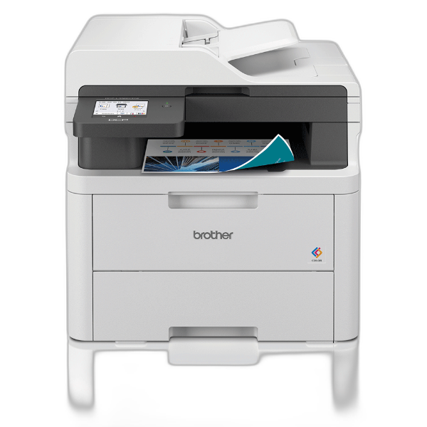 طابعة Brother DCP-L3560CDW الملونة والمتصلة LED ثلاثية الوظائف. طباعة أذكى. توفير أكبر مع تجربة EcoPro المجانية.