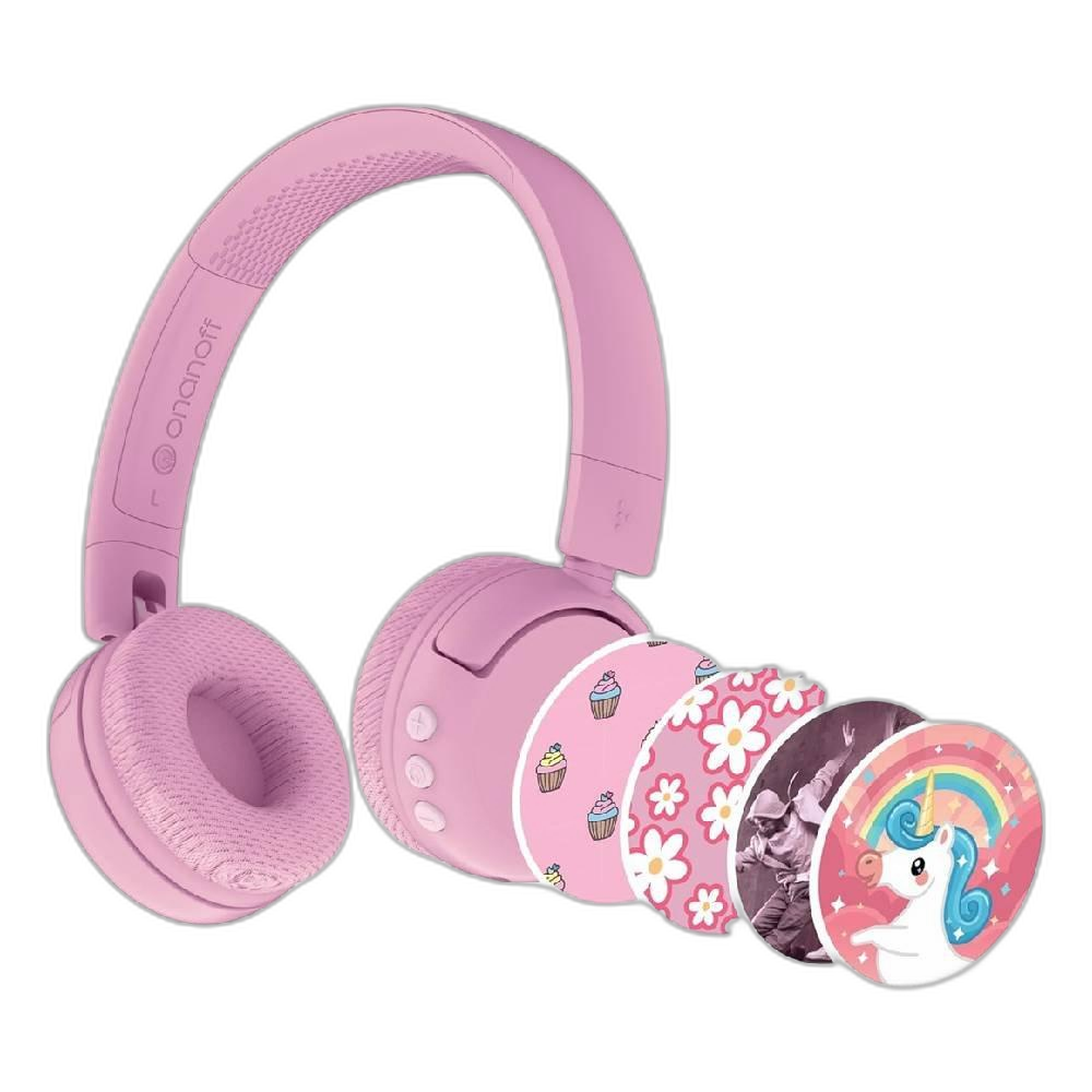 Buddyphones POP Fun Foldable Kids Headphones with Microphone