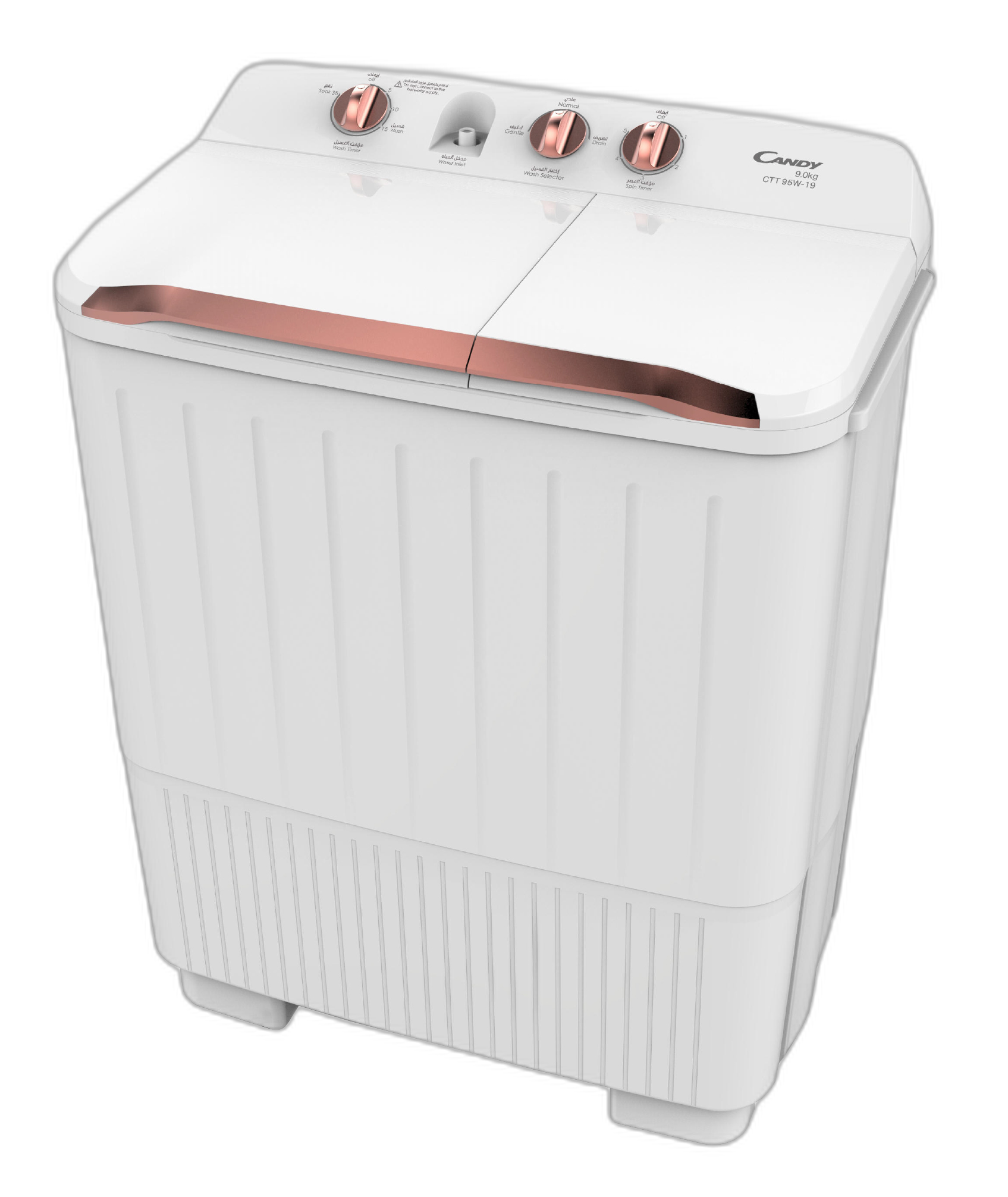 Candy 9 Kg Twin Tub Washing Machine CTT95W-OMKW