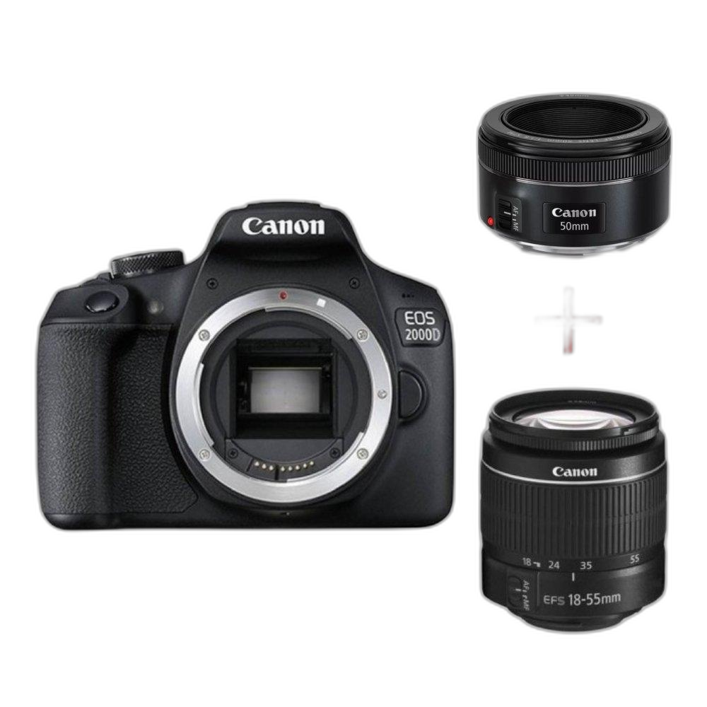Canon EOS 2000D EF-S 18-55mm - 24.1 MP, Camera