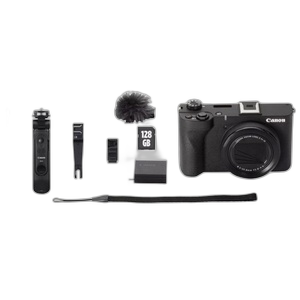 طقم كاميرا كانون باور شوت V1 المتقدمة للتصوير المرئي - أسود - CANON-PSHOT