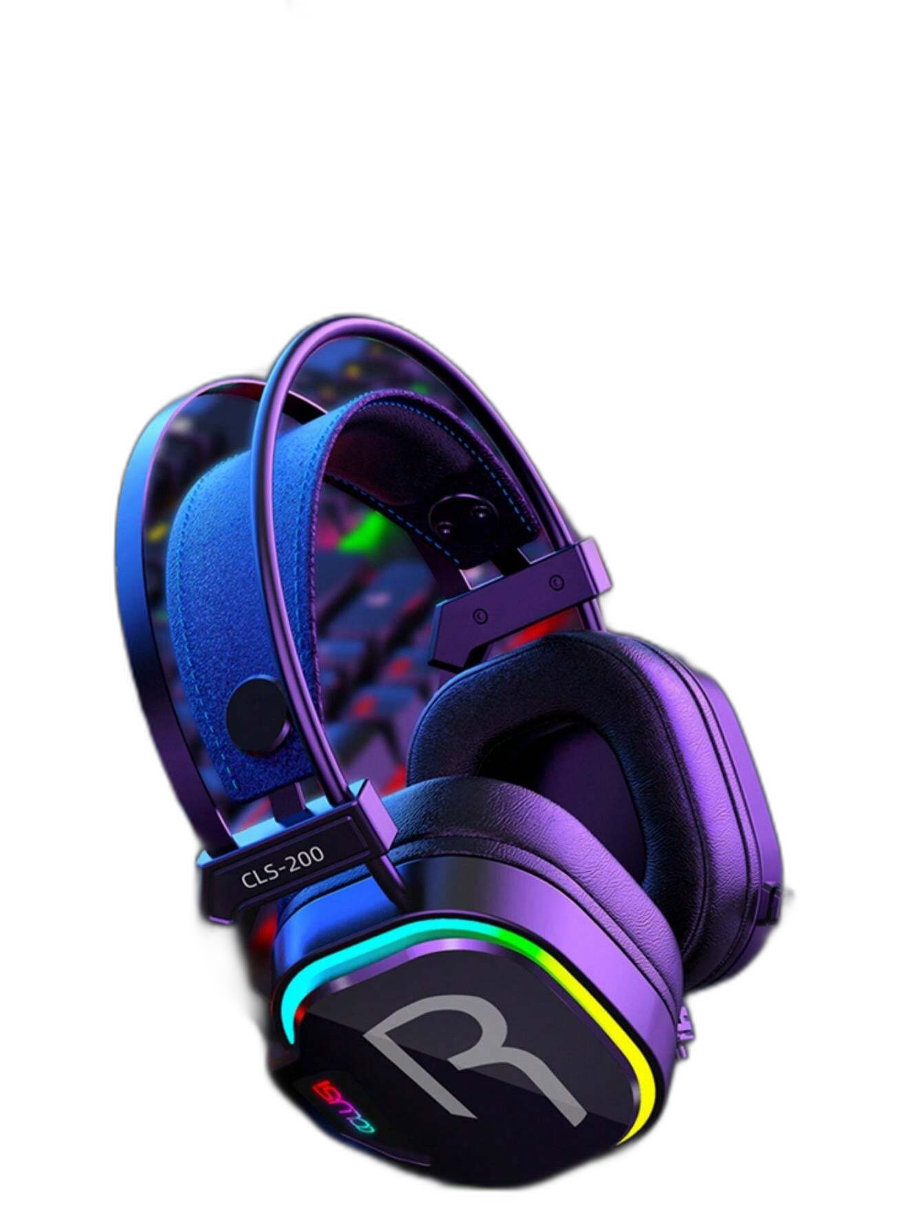 Colusi Colusi RGB Color Glow Wired Noise Canceling Gaming Headset - BNJ9