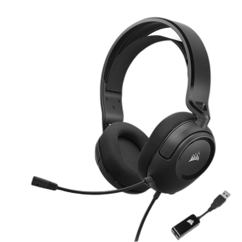Corsair HS35 SURROUND v2 Multiplatform Wired Gaming Headset for PC, PS5, Xbox & Mobile