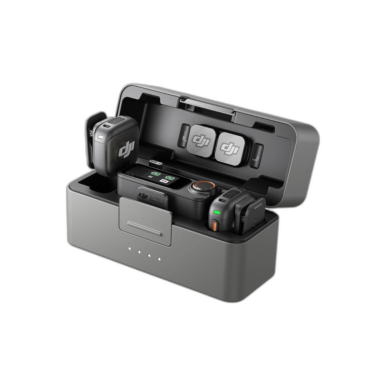 مايك DJI 3 2 جهاز إرسال