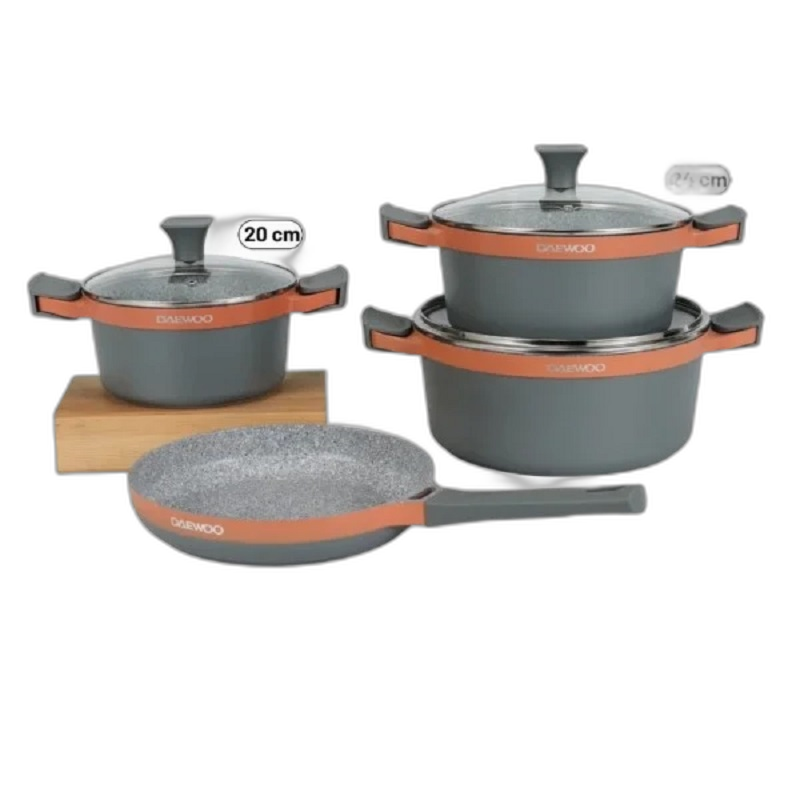 Daewoo H Series 7 Pieces Cooking Set Dcc HG4X
