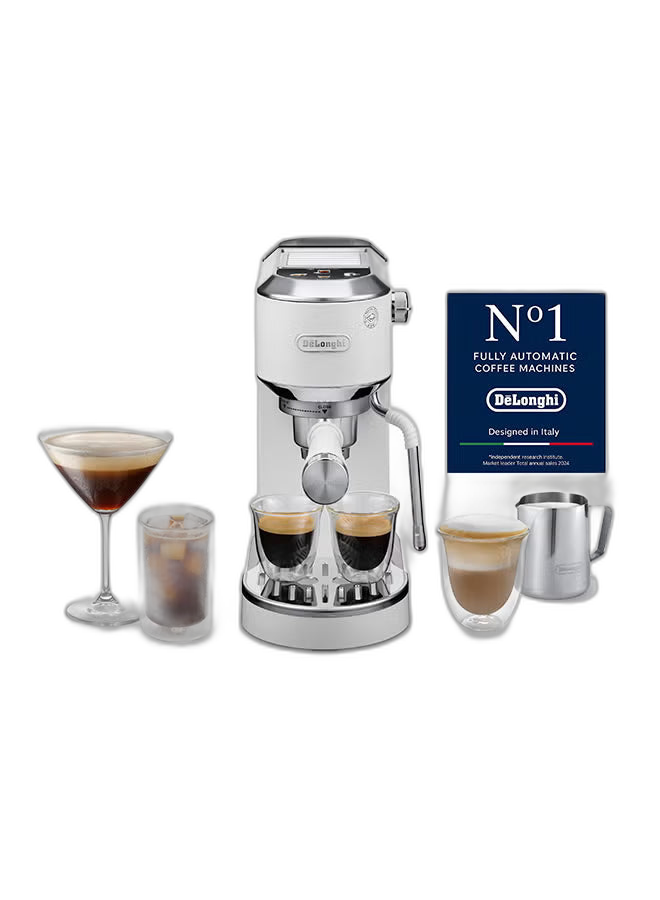 Dedica Duo EC890.WI, Barista Coffee Machine with Pump, Espresso-AML WI