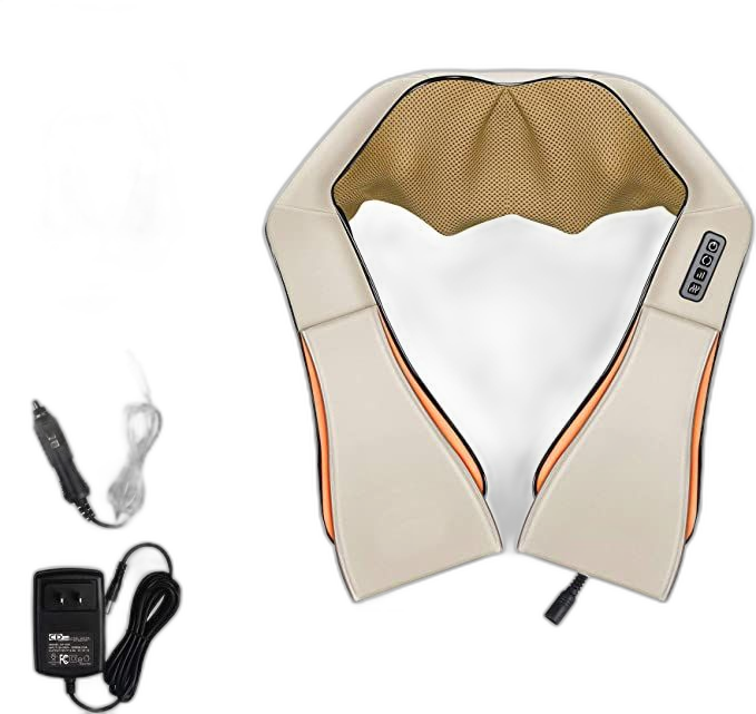 Deep Tissue Neck Kneading and Shoulder Massager for Muscle Pain Relief