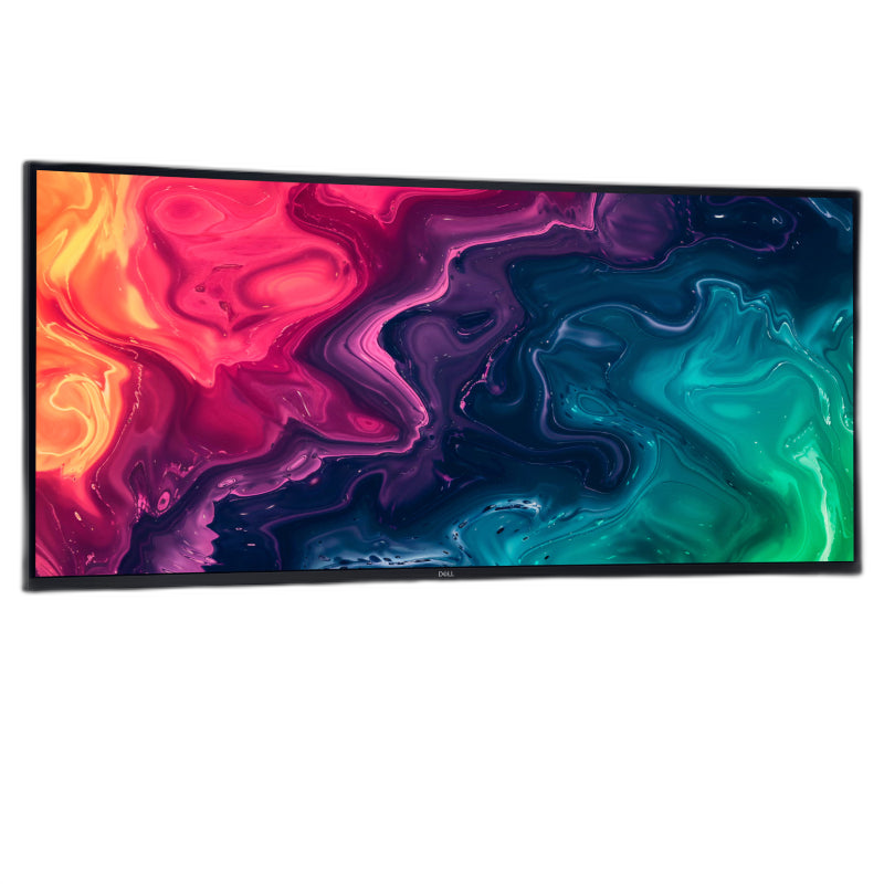شاشة ديل 34 بلس (S3425DW) منحنية يو إس بي سي - حجم 34 بوصة بدقة UWQHD / زمن استجابة 5 مللي ثانية / تردد 120 هرتز / يو إس بي تايب سي/إتش دي إم آي