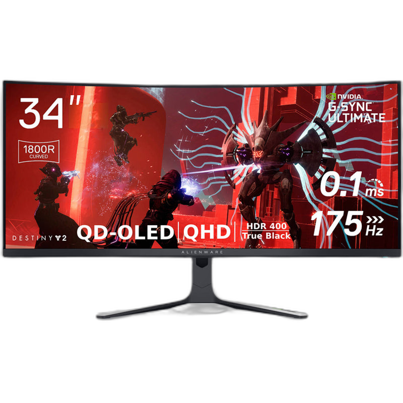شاشة ديل AW3423DW WQHD G-SYNC 34 بوصة