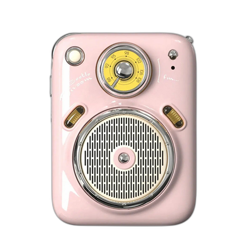Divoom Beetles Mini Cute Portable Bluetooth, Wireless Smart Speaker With FM Radio, TF Card