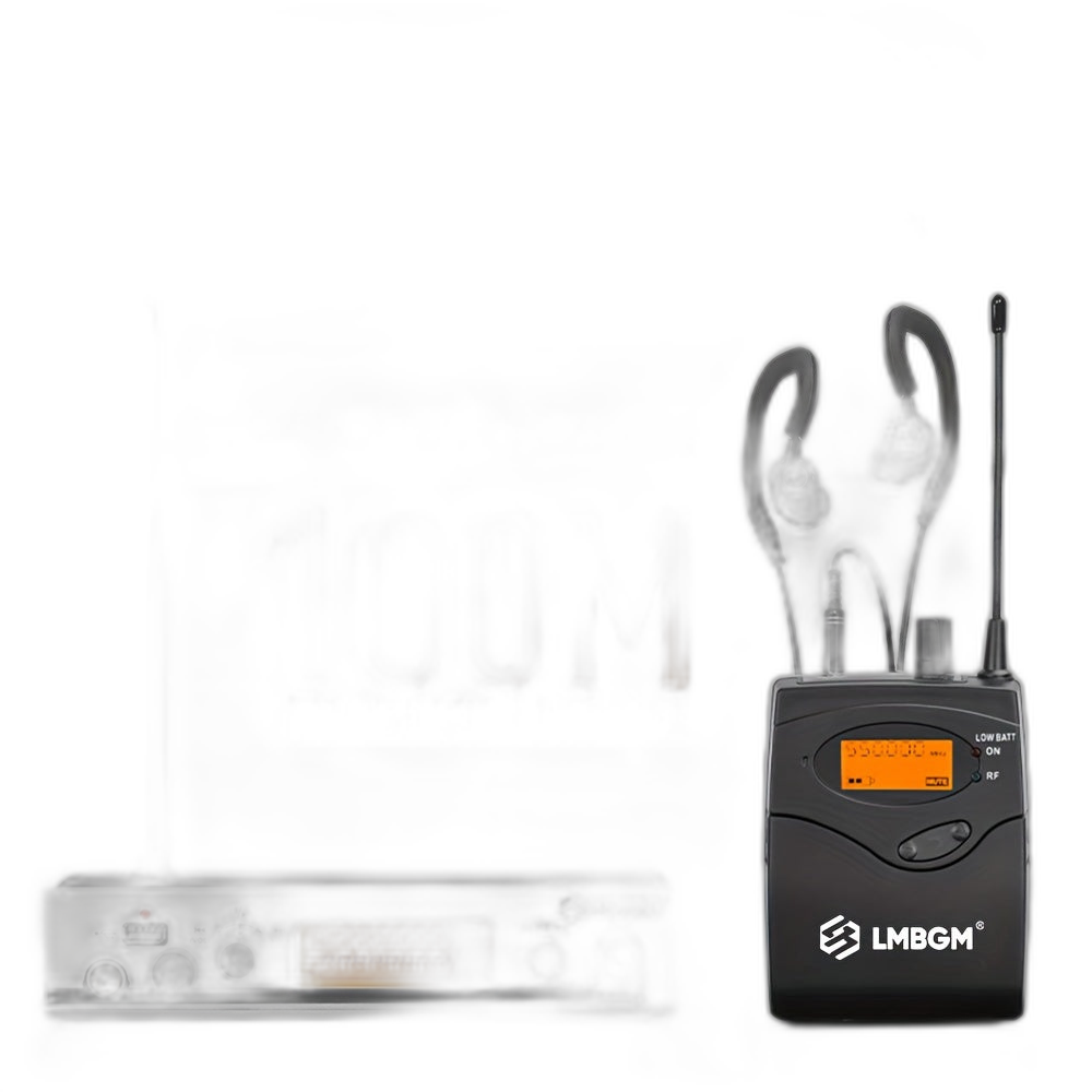 EU LMBGM AR1100 Wireless InEar Monitor System 1 Channel USB Includes Bodypack Headphones-8DVM
