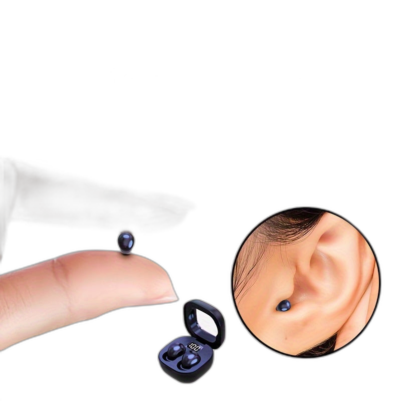 سماعات الأذن اللاسلكية الحقيقية المصغرة - إلغاء الضوضاء، غير مرئي، HIFI - TJRP4U4