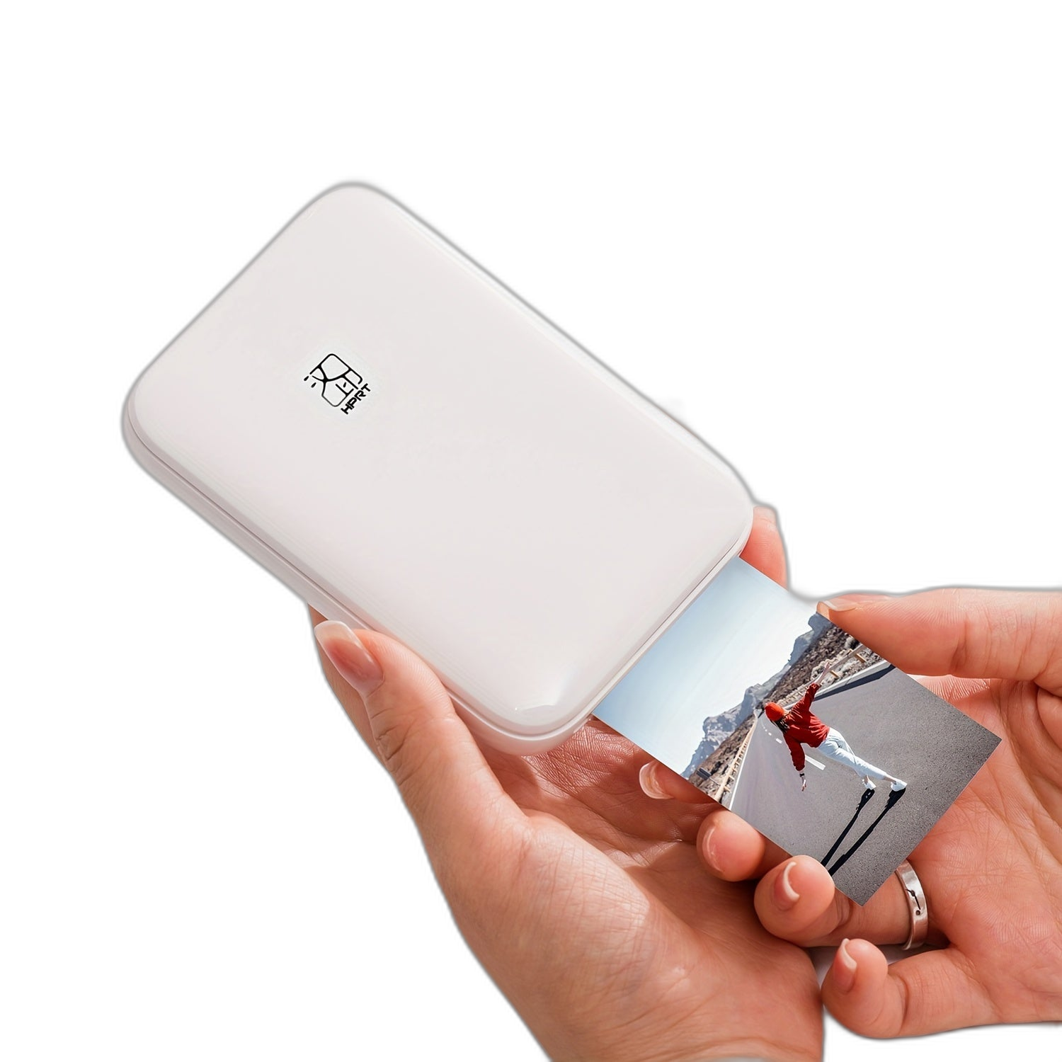 طابعة صور محمولة لاسلكية مصغرة مع استعادة HD، تقنية Zink - TJR7M5DX