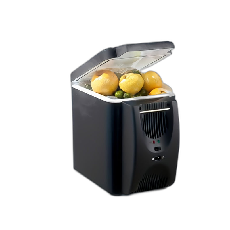 Electronics Essentials Portable Mini Fridge - 6L Capacity, Semiconductor Technology, Vehicle Plug-In - TJRQK2