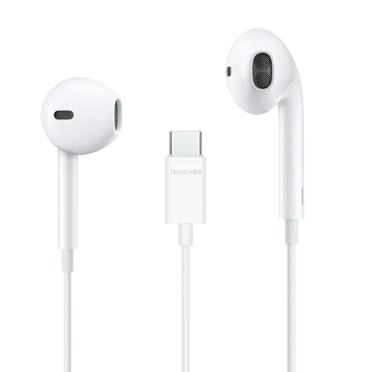 سماعة رأس ستيريو سلكية من نوع Iengage USB