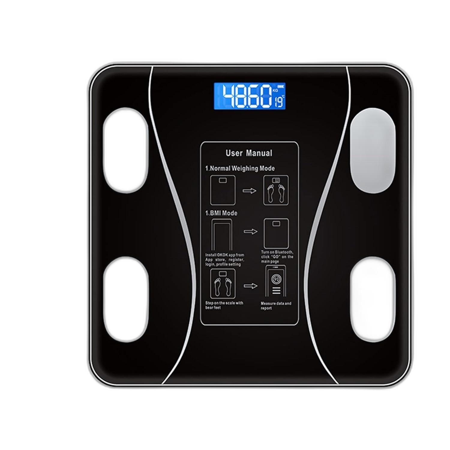 Essentials Digital Body Scale with Bluetooth 180KG