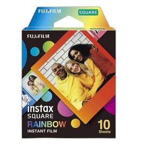Fujifilm Instax Square Rainbow Film - 10 Exposures