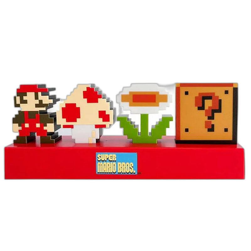 Gadgeton RGB LED 3D Night Light Super Mario Bros Icons Paladone Edition with 3 Light Modes