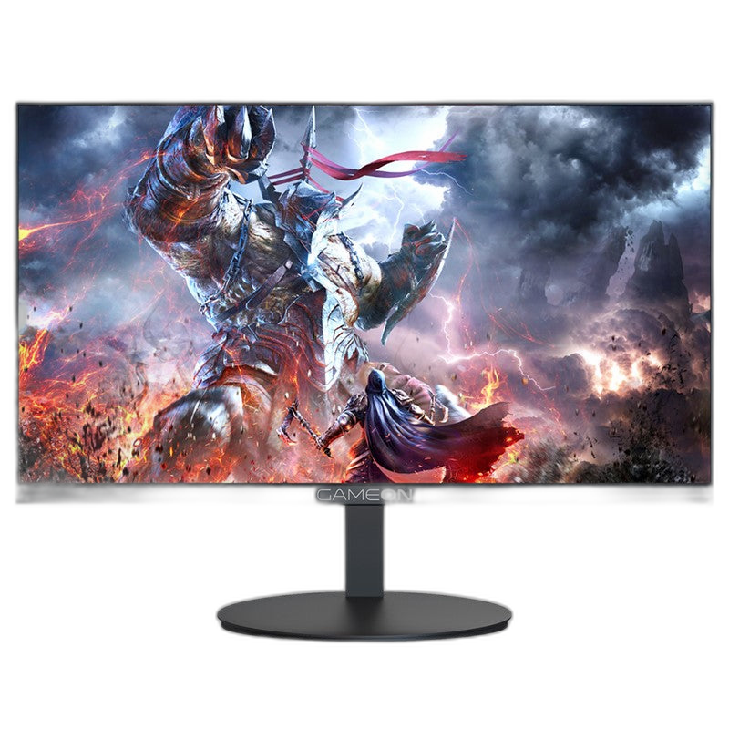 شاشة ألعاب جيم أون مقاس 22 بوصة بدقة FHD وشاشة عرض 1920 × 1080 VA ومعدل تحديث 75 هرتز ووقت استجابة 4 مللي ثانية ومزامنة AMD FreeSync باللون الأسود | GO22FHD75VA