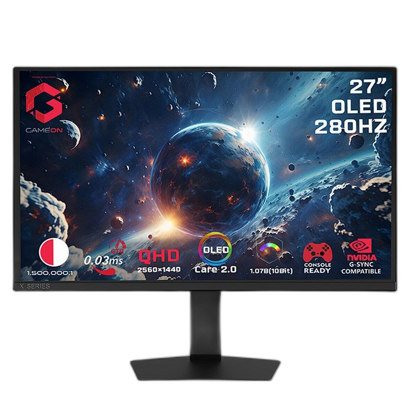 جيم اون - شاشة ألعاب سجنيتشر سلسلة إكس GO27QDOLD280 مقاس 27 بوصة OLED ودقة QHD