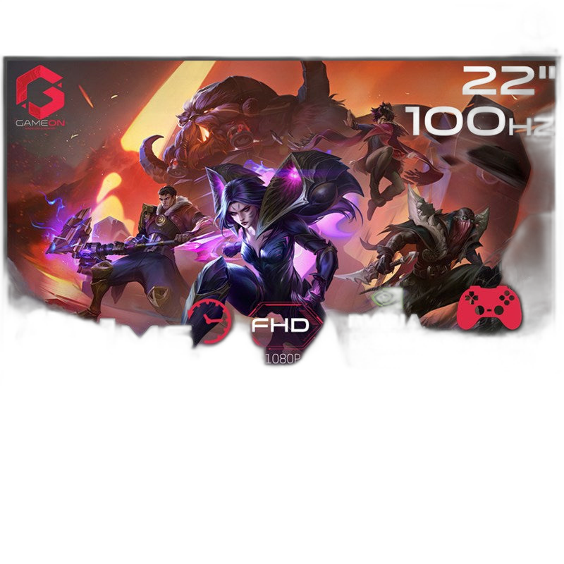GameOn GOES22FHD100IPS 22" Fhd, 100Hz, Mprt 0.5ms, Hdmi 2.1, IPS Gaming Monitor (support PS5)