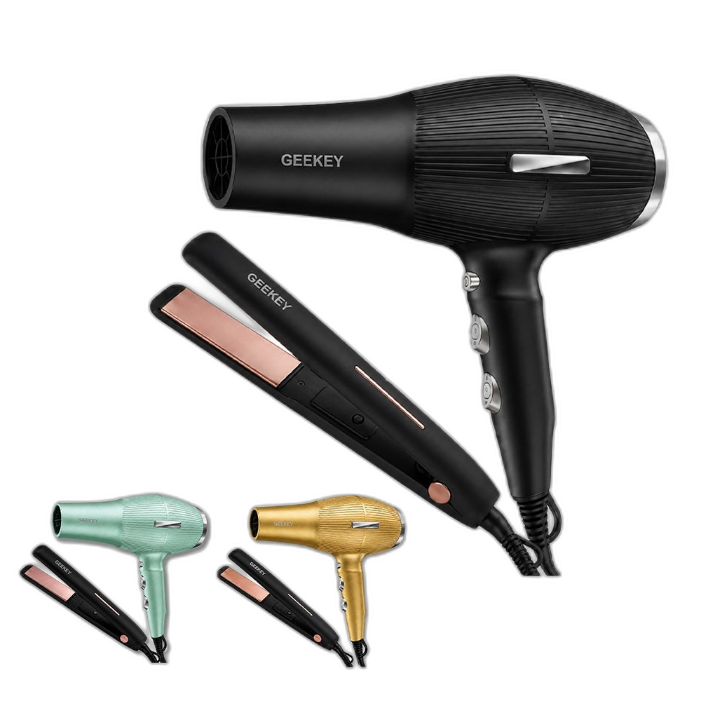 Geekey Professional Quick Dry Hair Dryer & Straightner 8000W