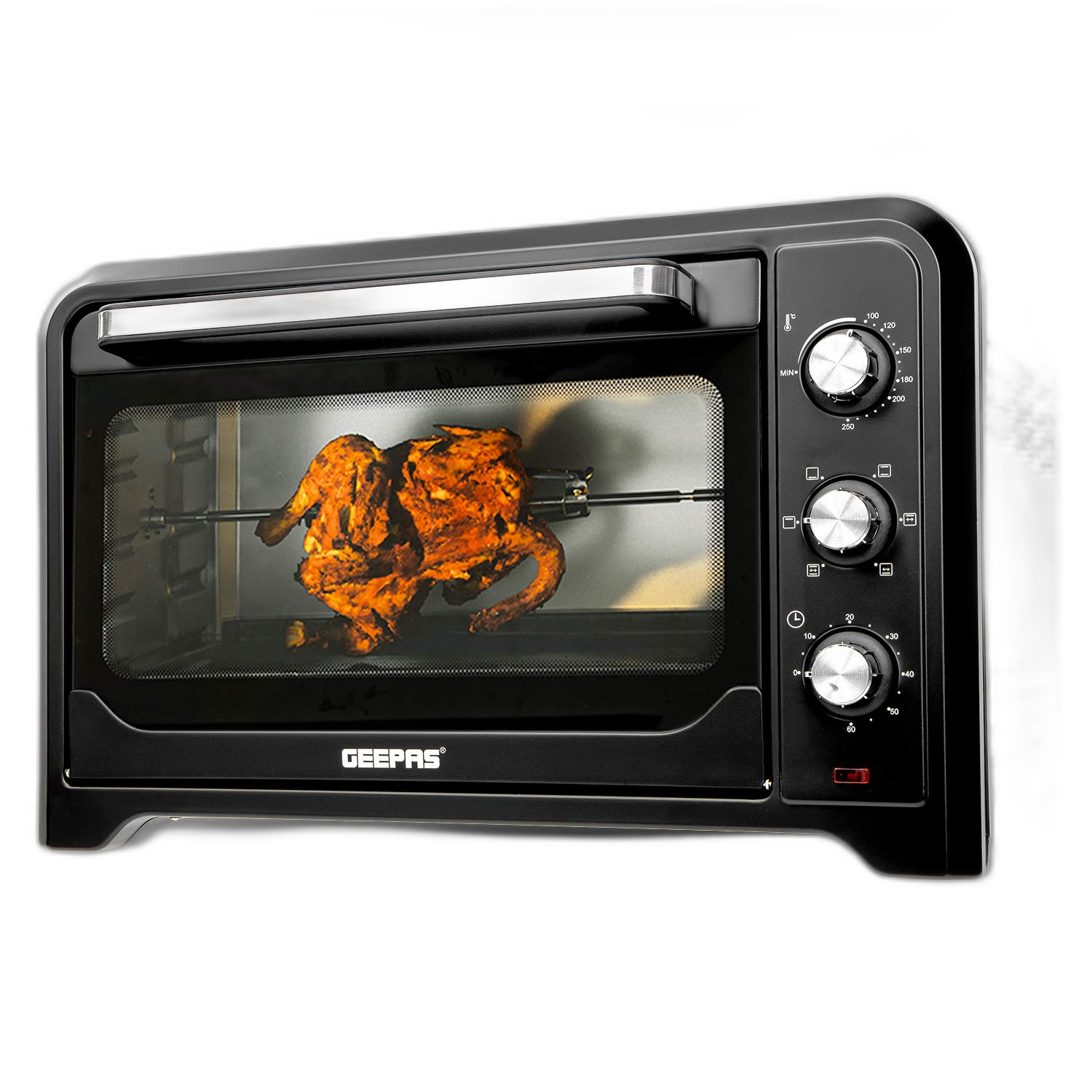 Geepas 42L Electric Oven with Convection & Rotisserie – 2000W Power