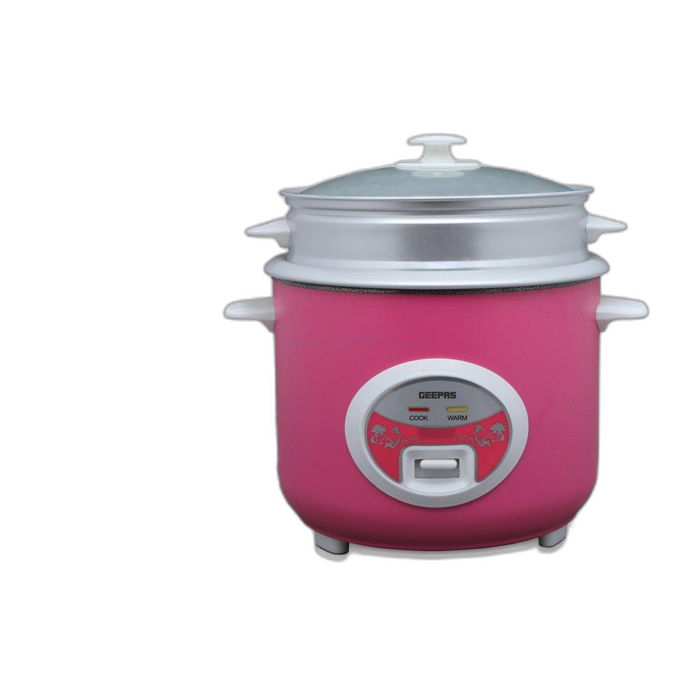 طباخ أرز جيباس ديلوكس، سعة 1.8 لتر، 700 واط، GRC4329