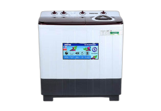 Geepas Twin Tub Washing Machine – 10kg Wash, Air Dry, IPX4, 680W