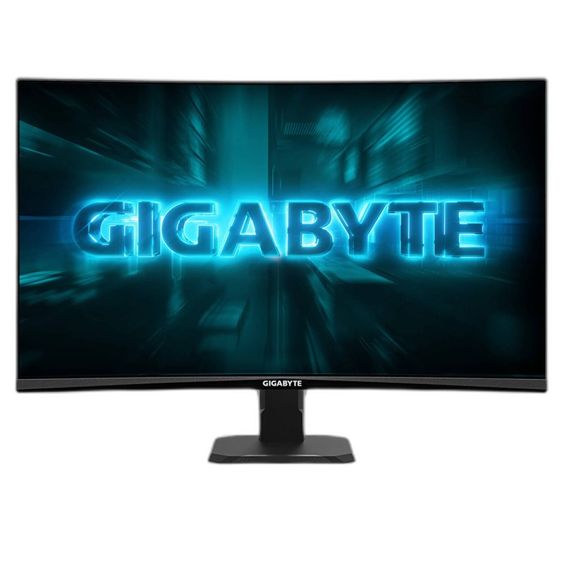 جيجابايت شاشة الألعاب GS27FC2 مقاس 27 بوصة، بدقة Full HD، ومعدل تحديث 240 هرتز، وزمن استجابة 1 مللي ثانية، مع منفذ HDMI 2.0، ولوحة VA منحنية بمقدار 1500R