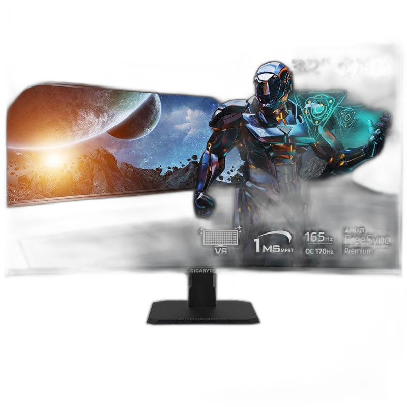 شاشة جيجابايت GS32QC OC 32 بوصة