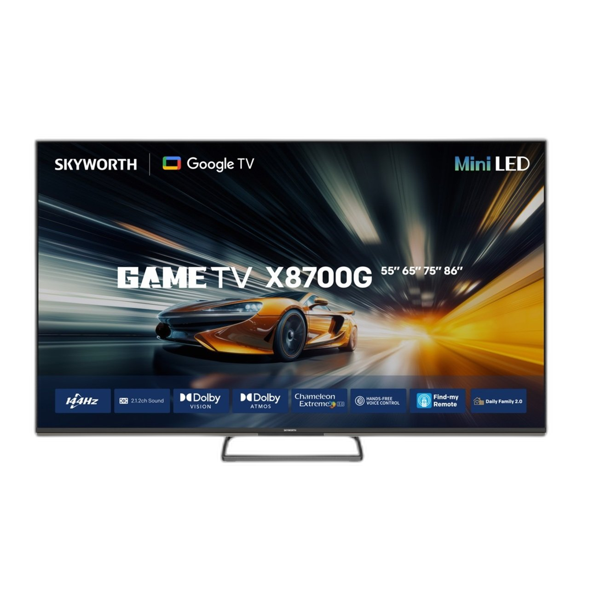 Google Skyworth 75 Inch Mini LED 4K Gaming Smart TV